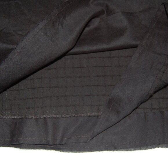 NWT Eileen Fisher Organic Cotton, Textured Peasant Skirt, Black, Petite M - Picture 10 of 10